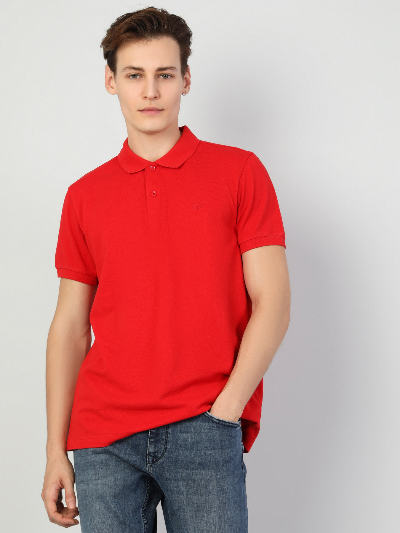 Поло Colin’s модель CLTKTTSHM0766200RED Фото