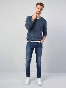 Свитер Colin’s модель CL1028266NAV Свитер Colin’s модель CL1028266NAV Фото