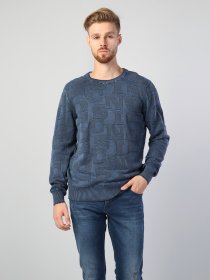 Свитер Colin’s модель CL1028266NAV Свитер Colin’s модель CL1028266NAV Фото