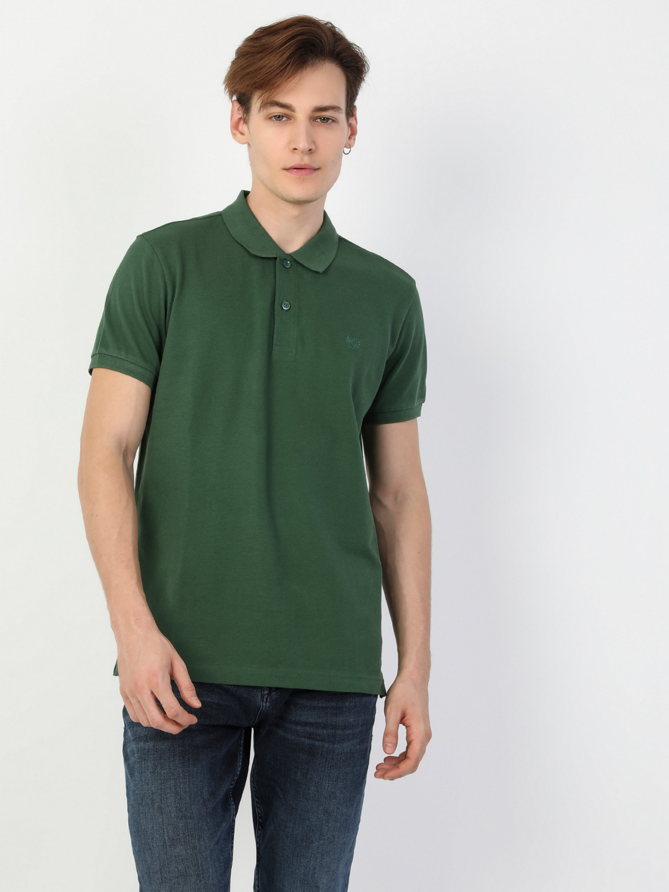 Поло Colin’s модель CLTKTTSHM0766200GRE Фото