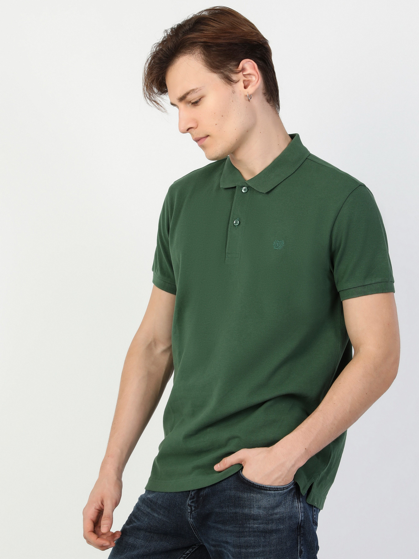 Поло Colin’s модель CLTKTTSHM0766200GRE Фото