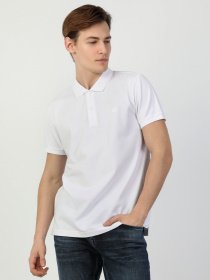 Поло Colin’s модель CLTKTTSHM0766200WHT Фото