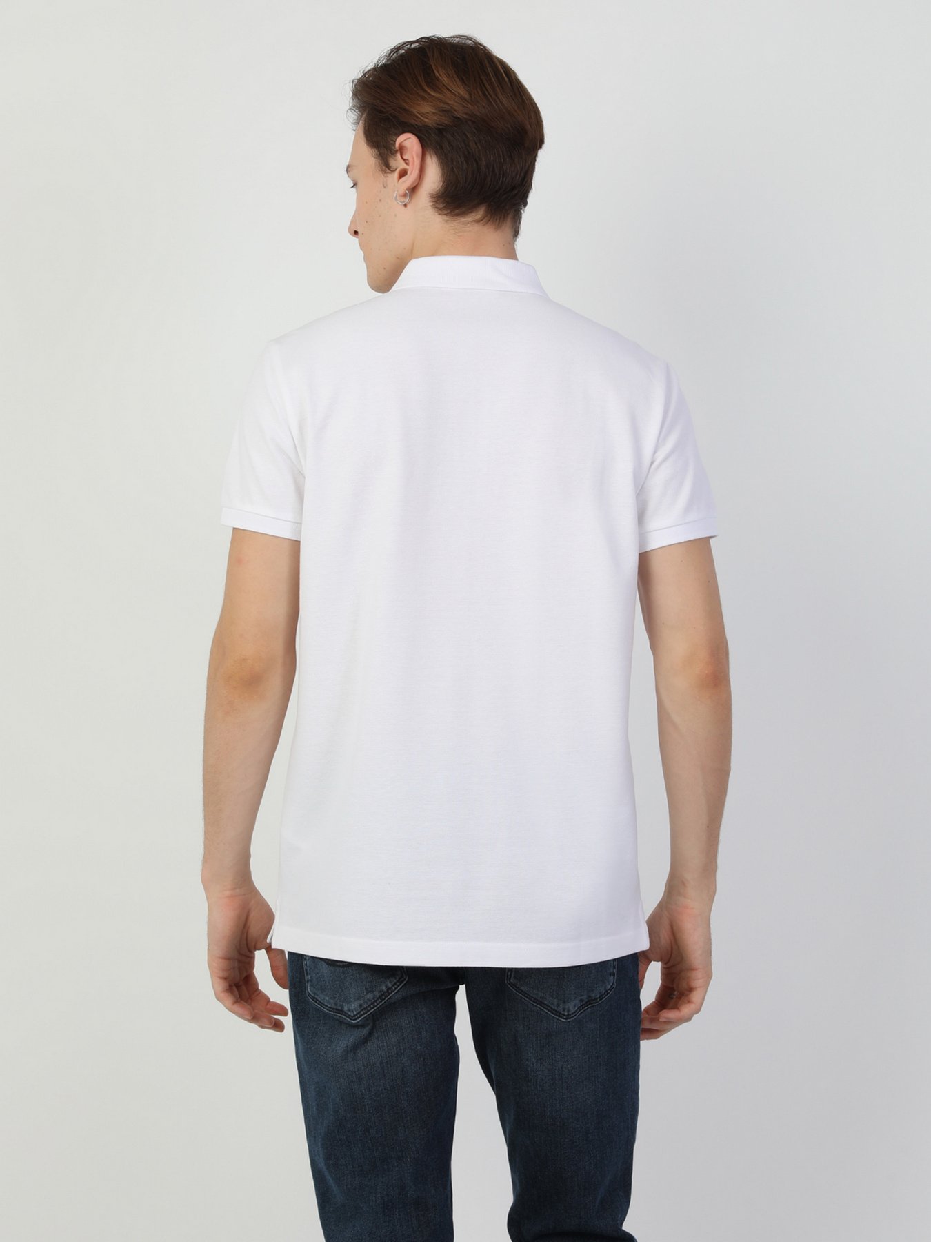 Поло Colin’s модель CLTKTTSHM0766200WHT Фото