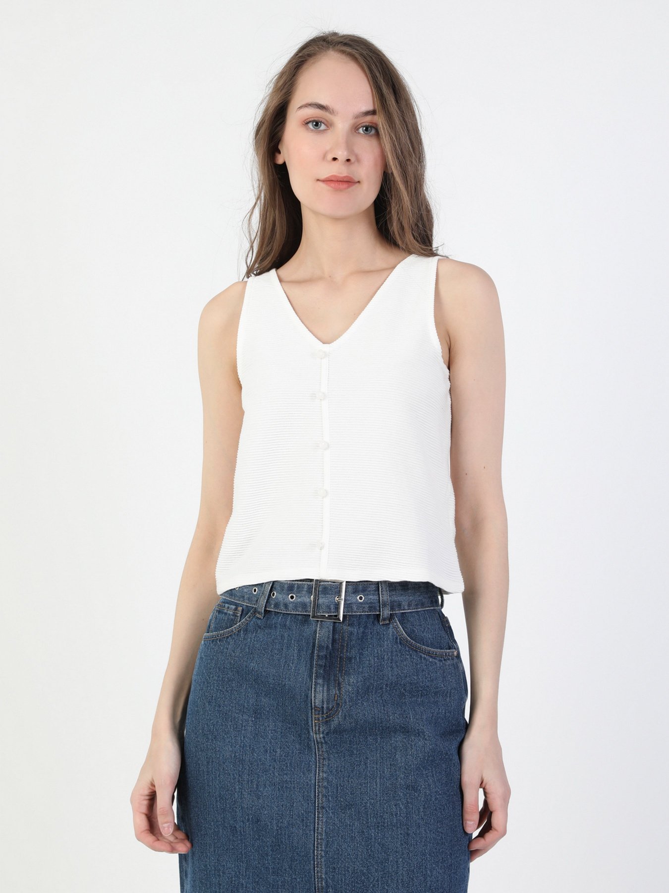 Майка для дома Colin’s модель CL1048392OFW Фото