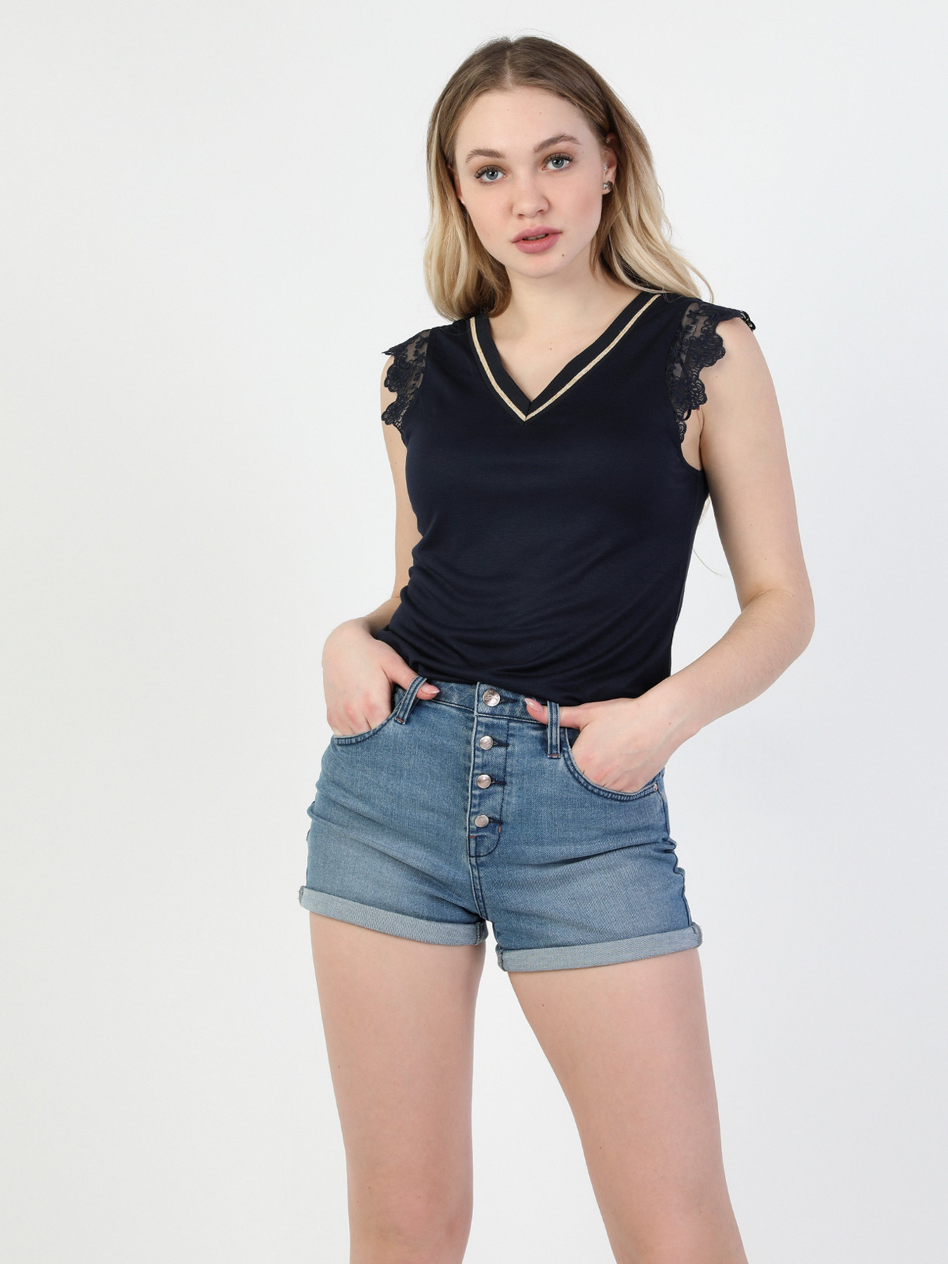 Майка для дома Colin’s модель CL1048865NAV Фото