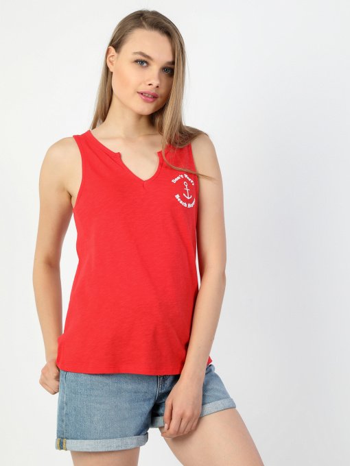 Майка для дома Colin’s модель CL1048867RED Фото