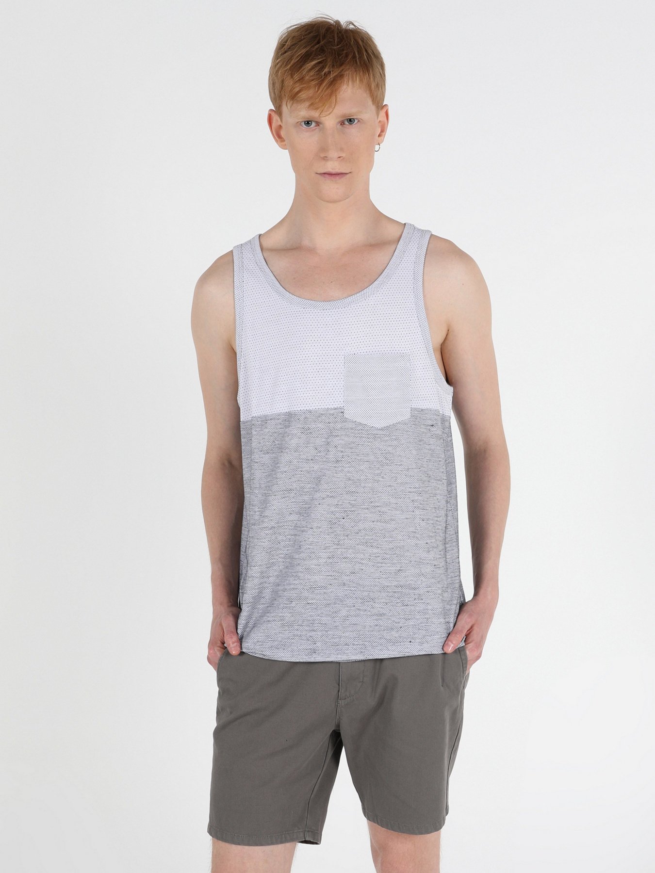 Майка Colin’s модель CL1049488GRA Фото