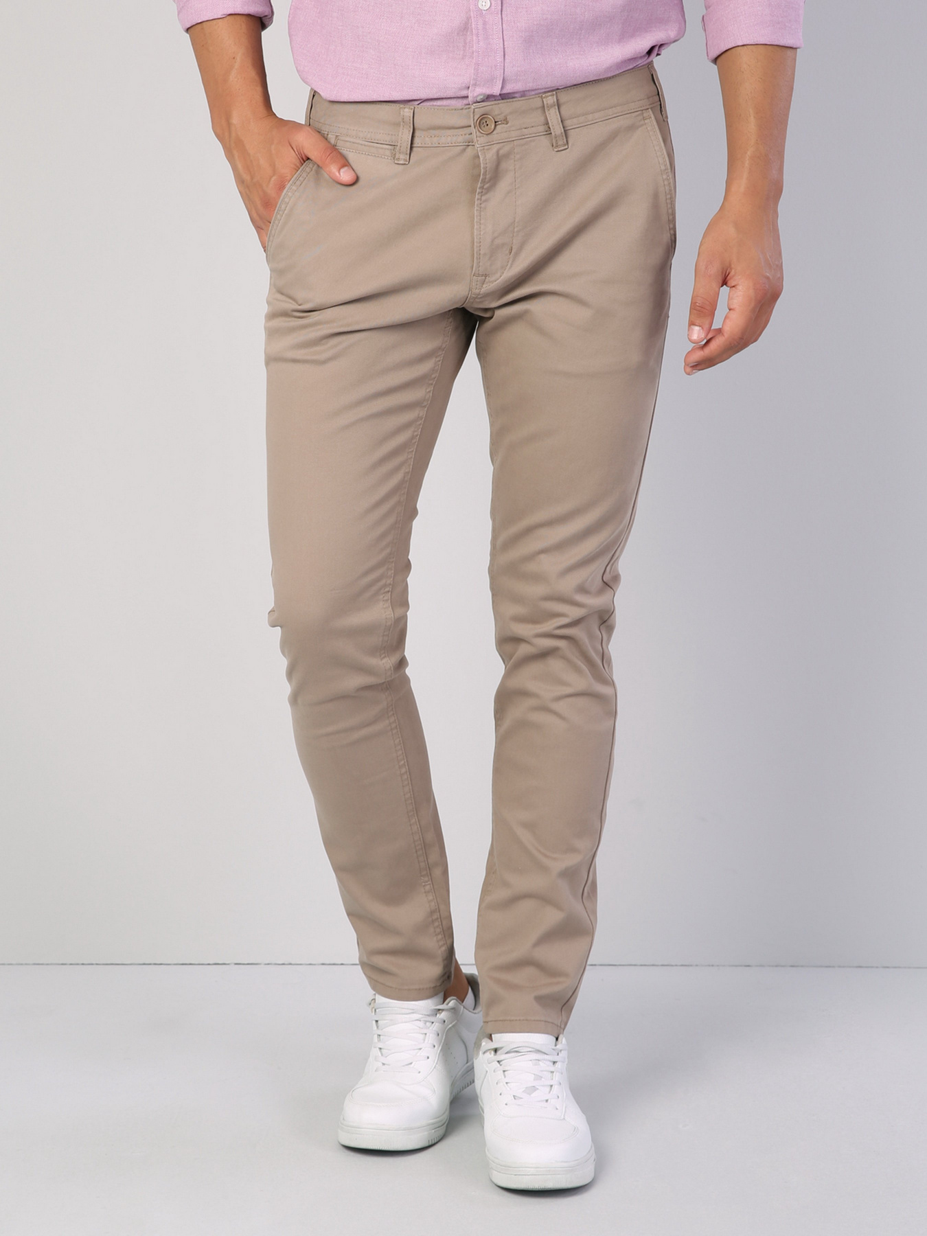 Повседневные штаны Colin’s модель CL1028897BEI Фото