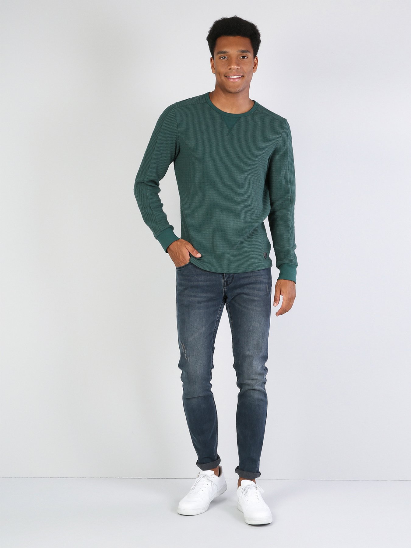 Реглан Colin’s модель CL1034857GRN Фото