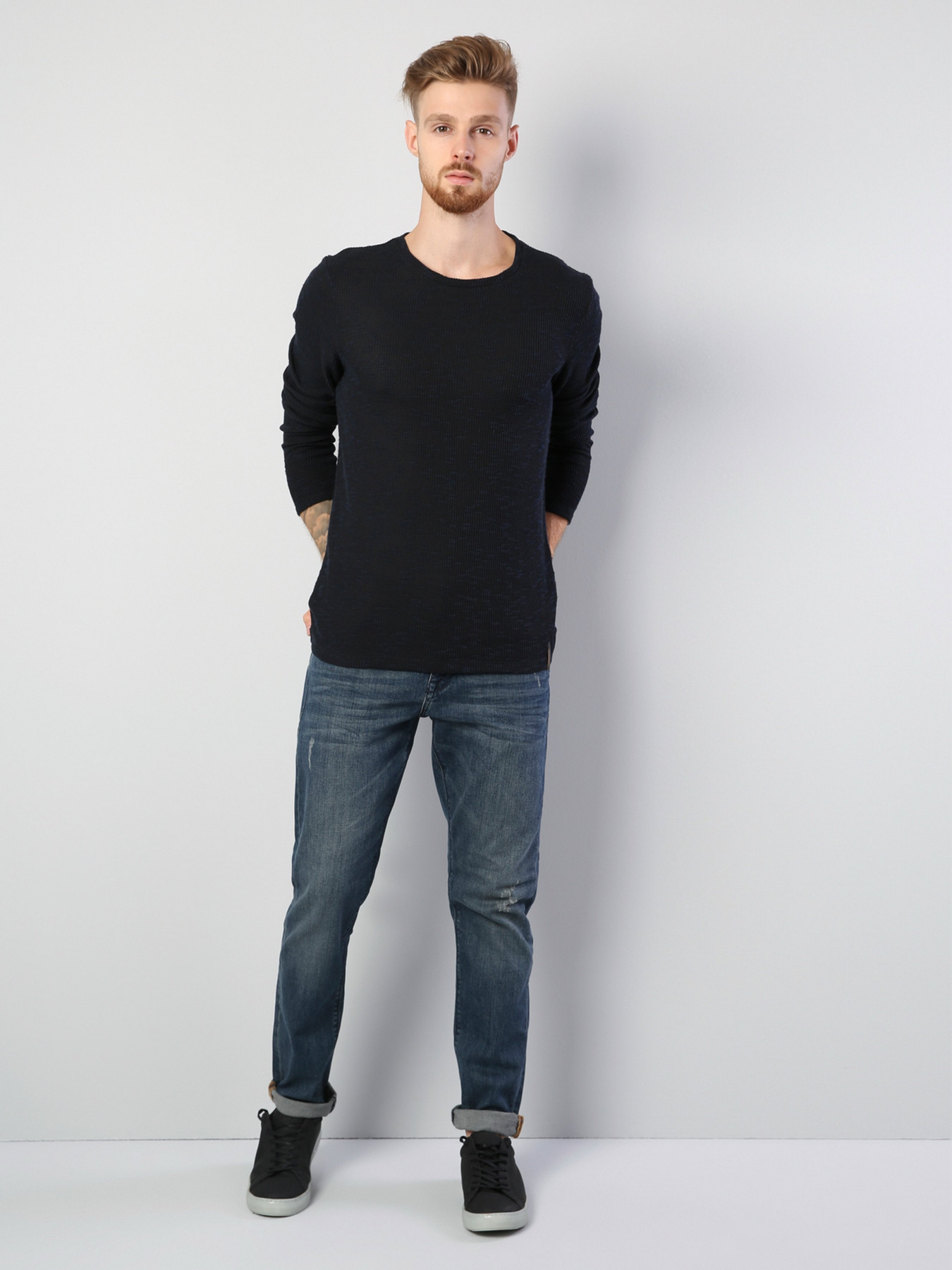 Лонгслив Colin’s модель CL1035373MNV Фото