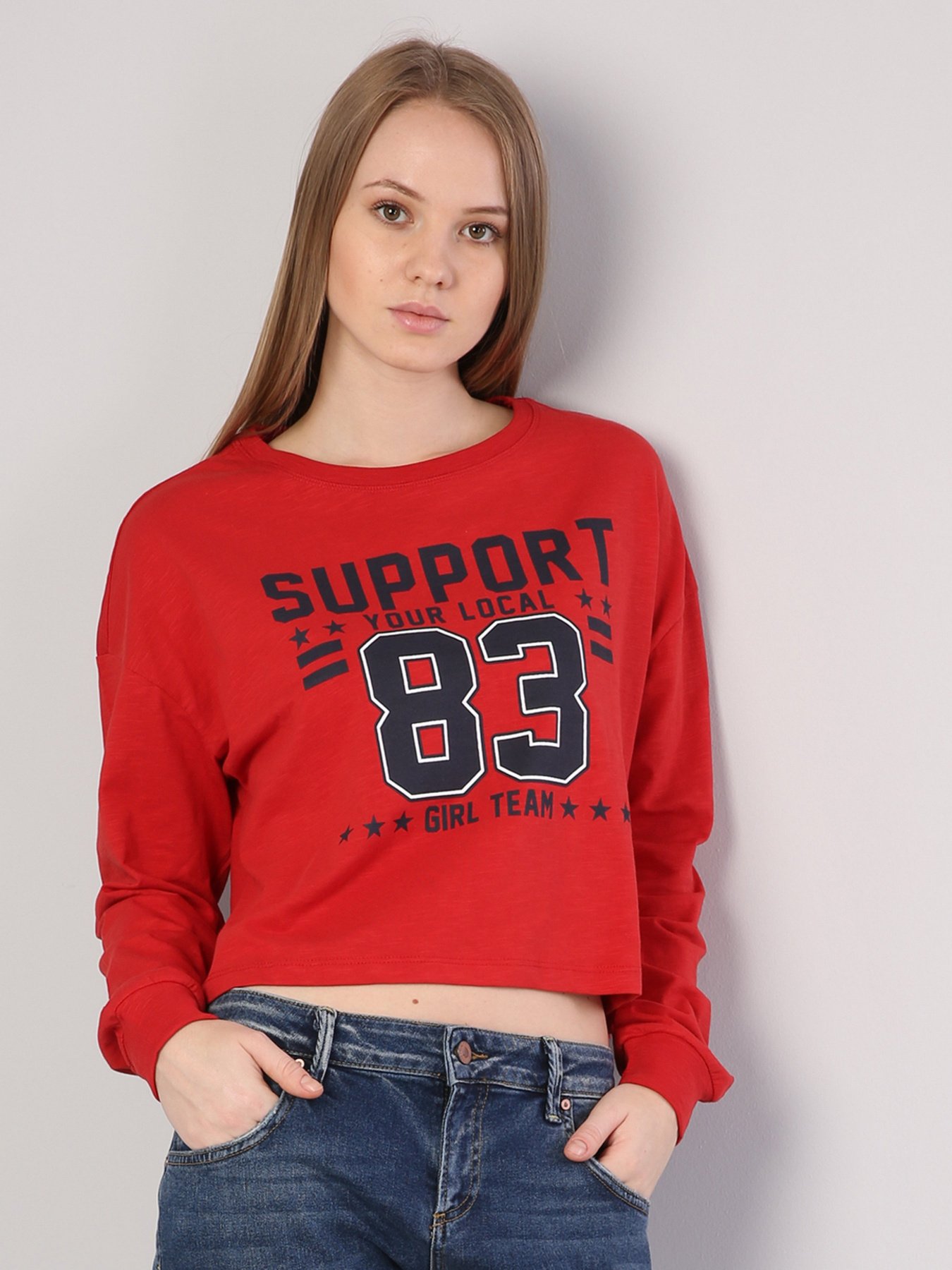 Реглан Colin’s модель CL1035603RED Фото