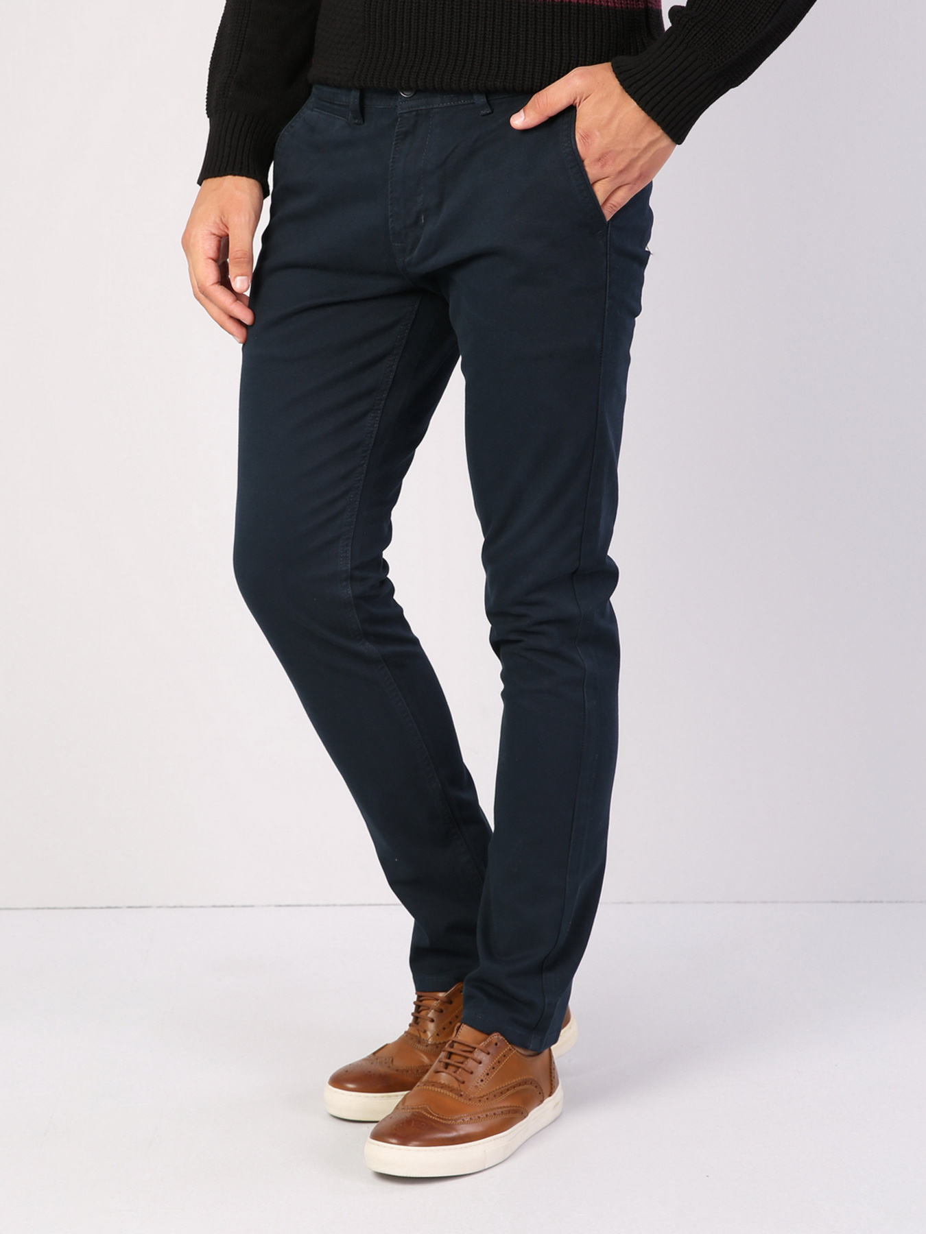 Повседневные штаны Colin’s модель CL1028897NAV Повседневные штаны Colin’s модель CL1028897NAV Фото