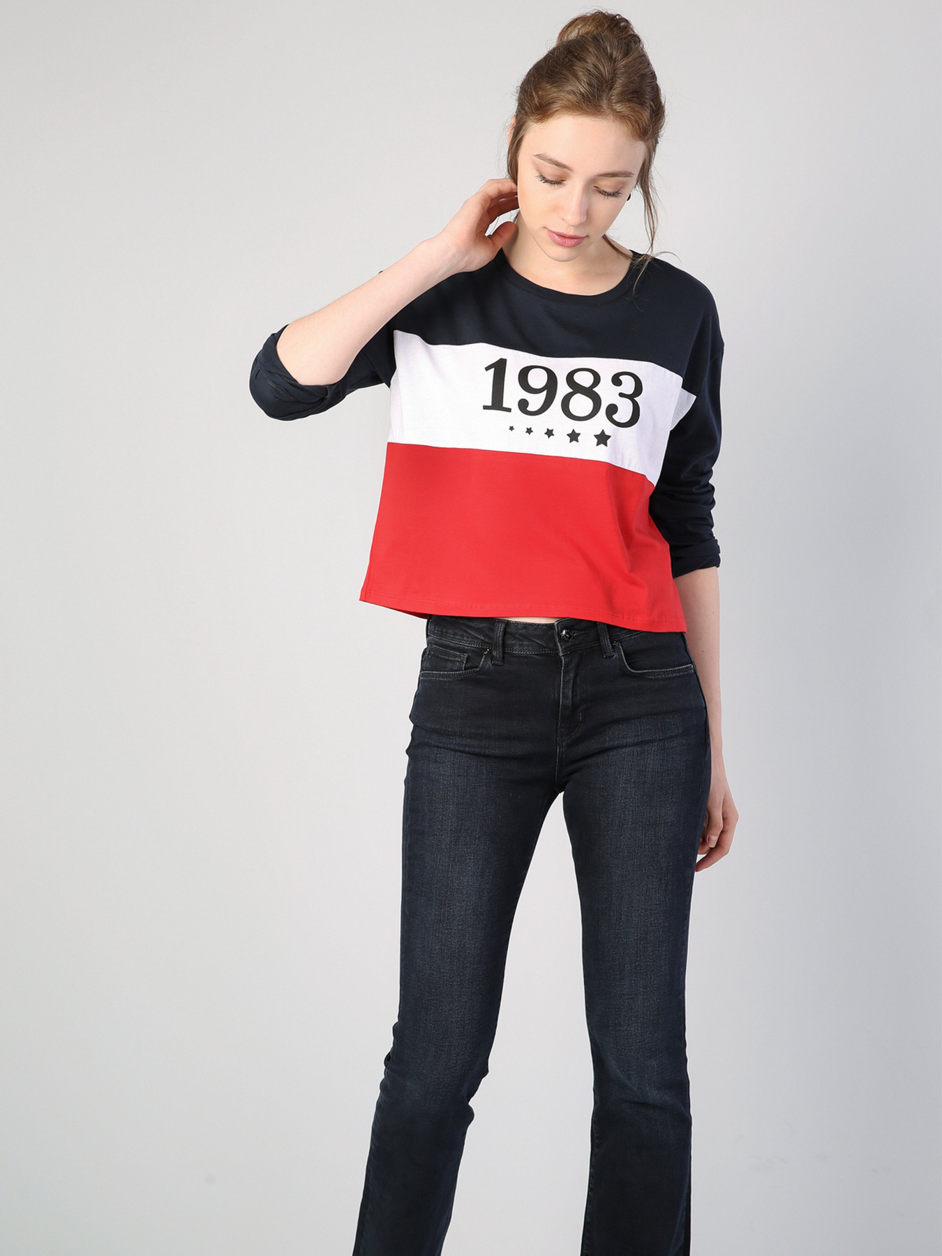 Лонгслив Colin’s модель CL1042782NAV Фото