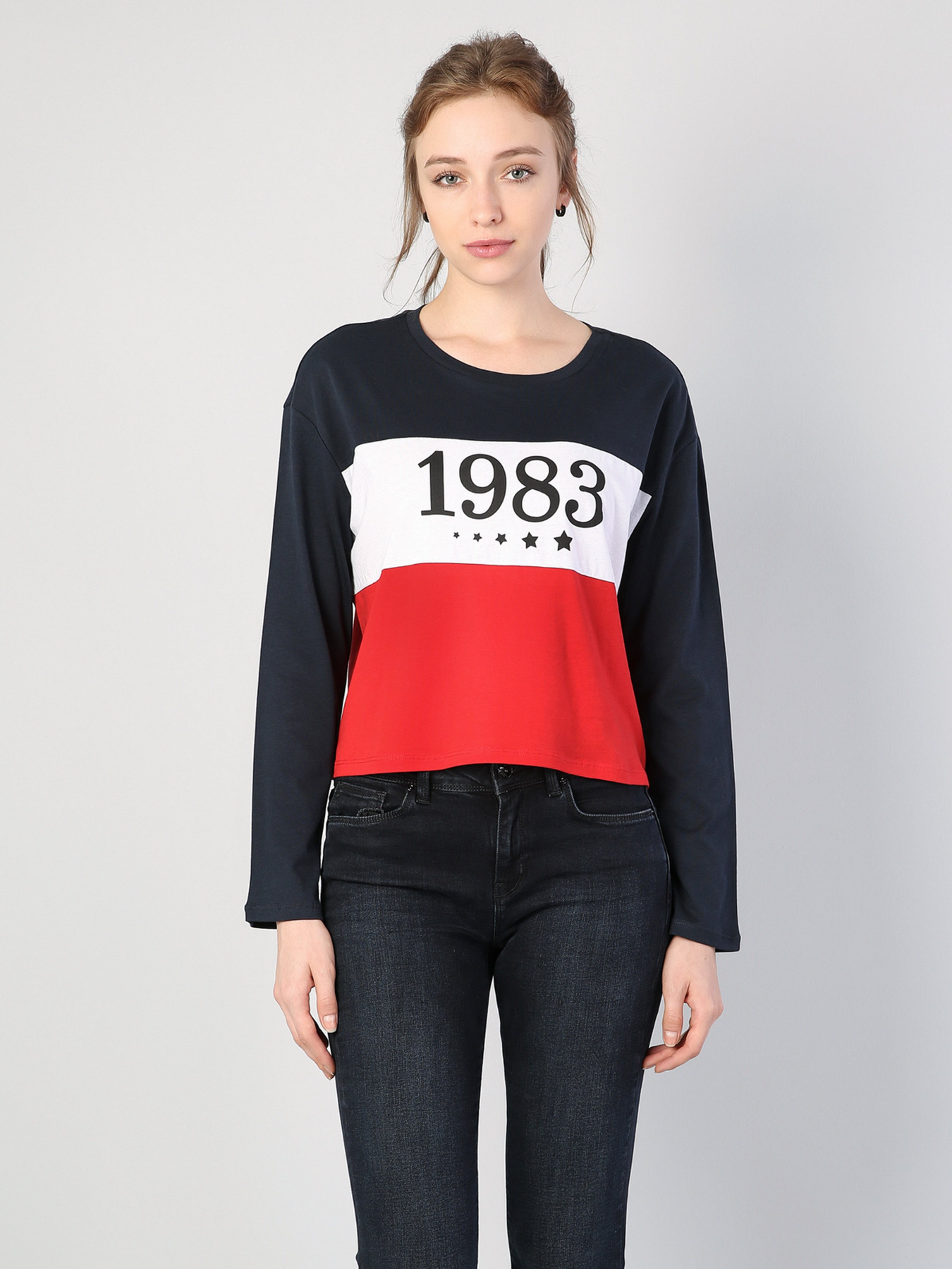 Лонгслив Colin’s модель CL1042782NAV Фото