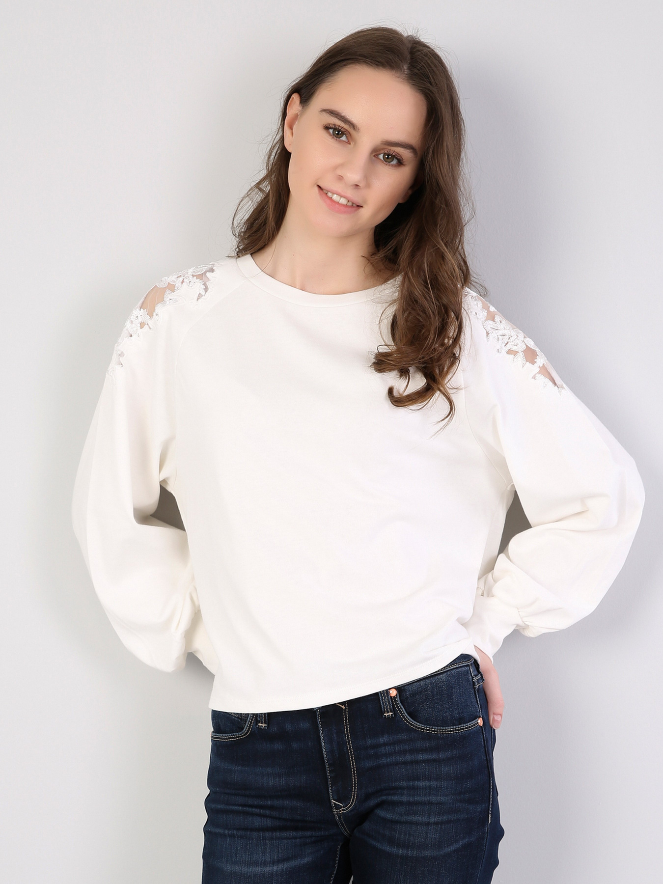 Реглан Colin’s модель CL1042788WHT Фото