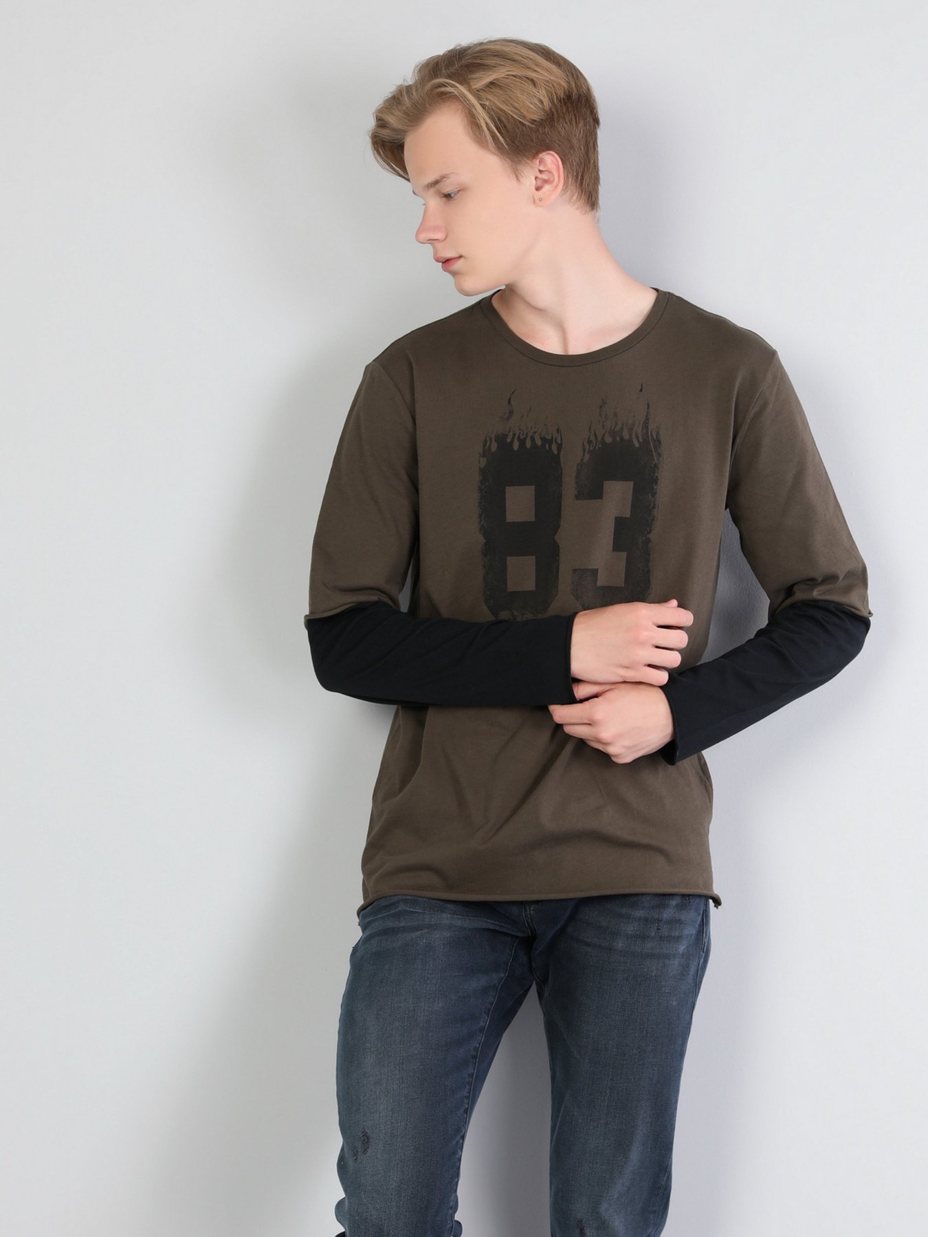 Реглан Colin’s модель CL1043059KHA Фото