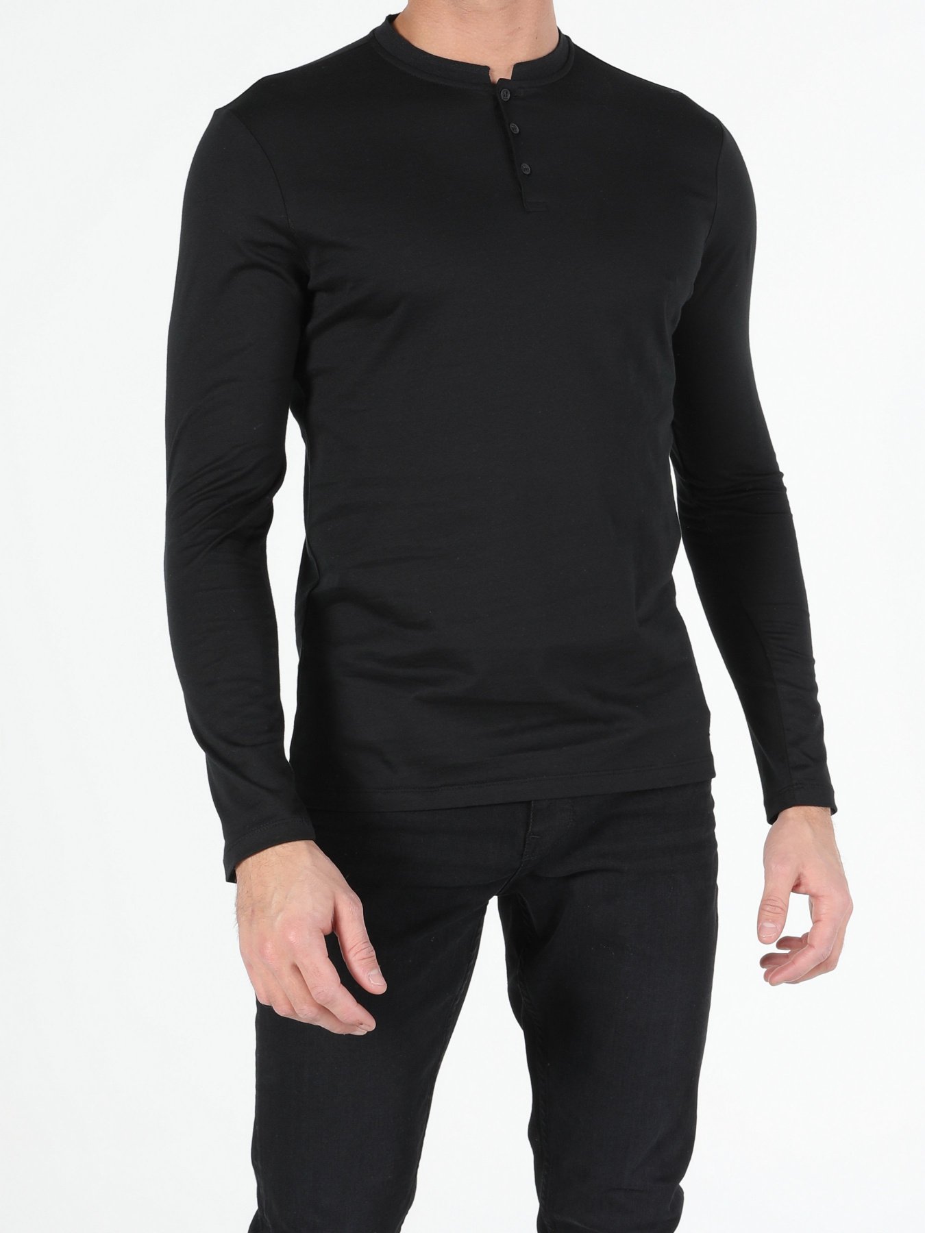 Лонгслів Colin’s модель CL1050199BLK Фото