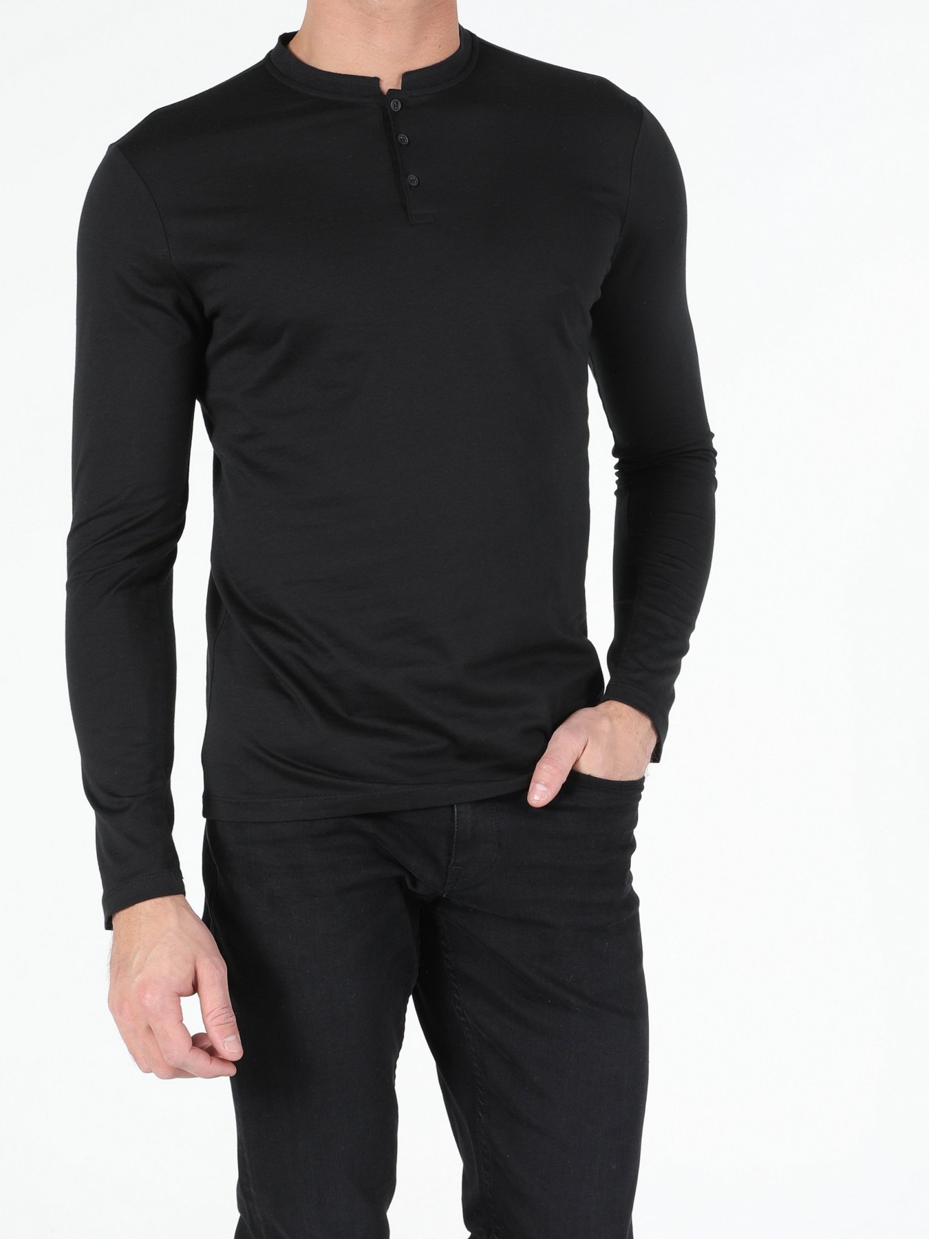 Лонгслів Colin’s модель CL1050199BLK Фото