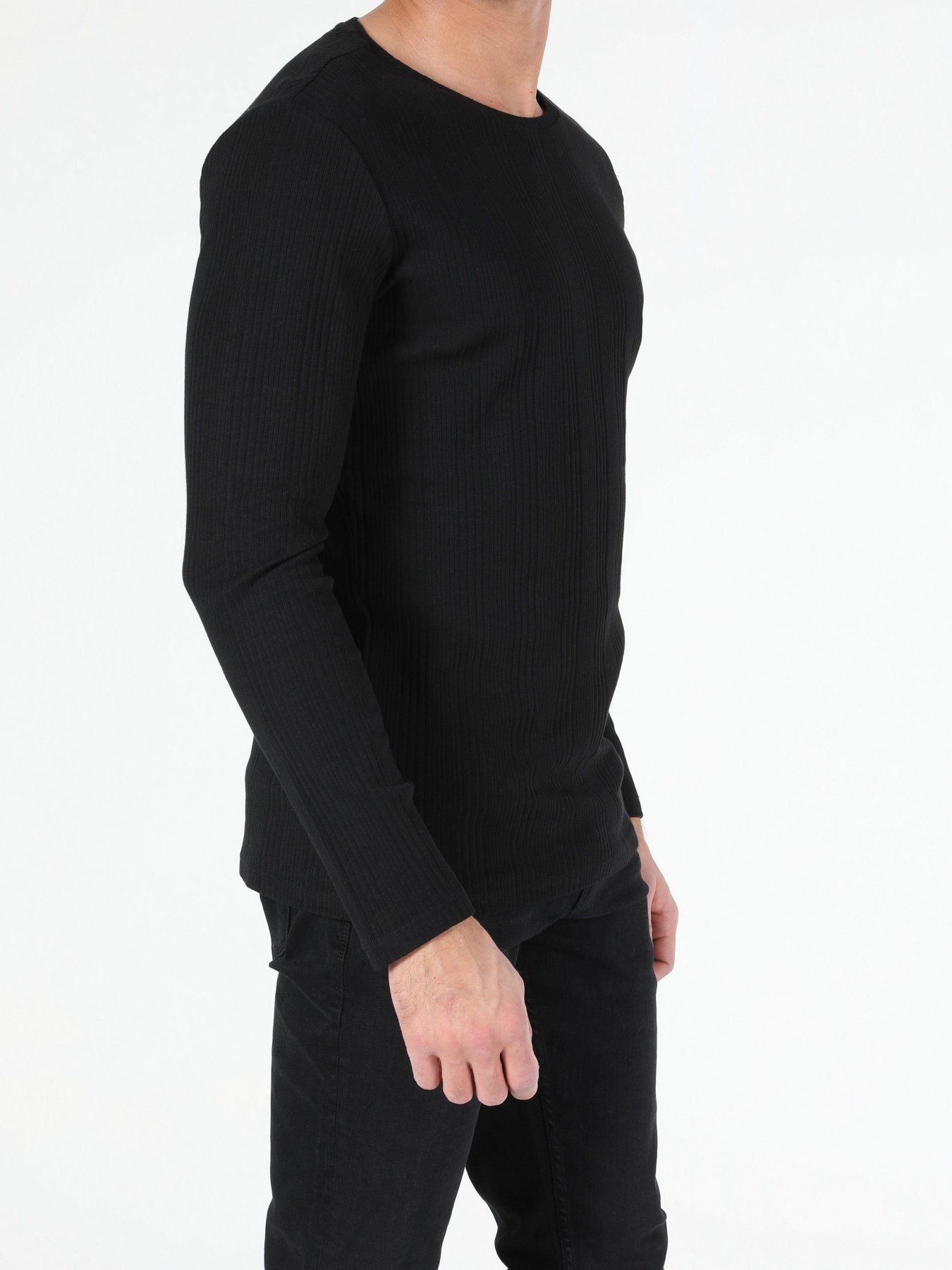 Лонгслив Colin’s модель CL1050230BLK Фото