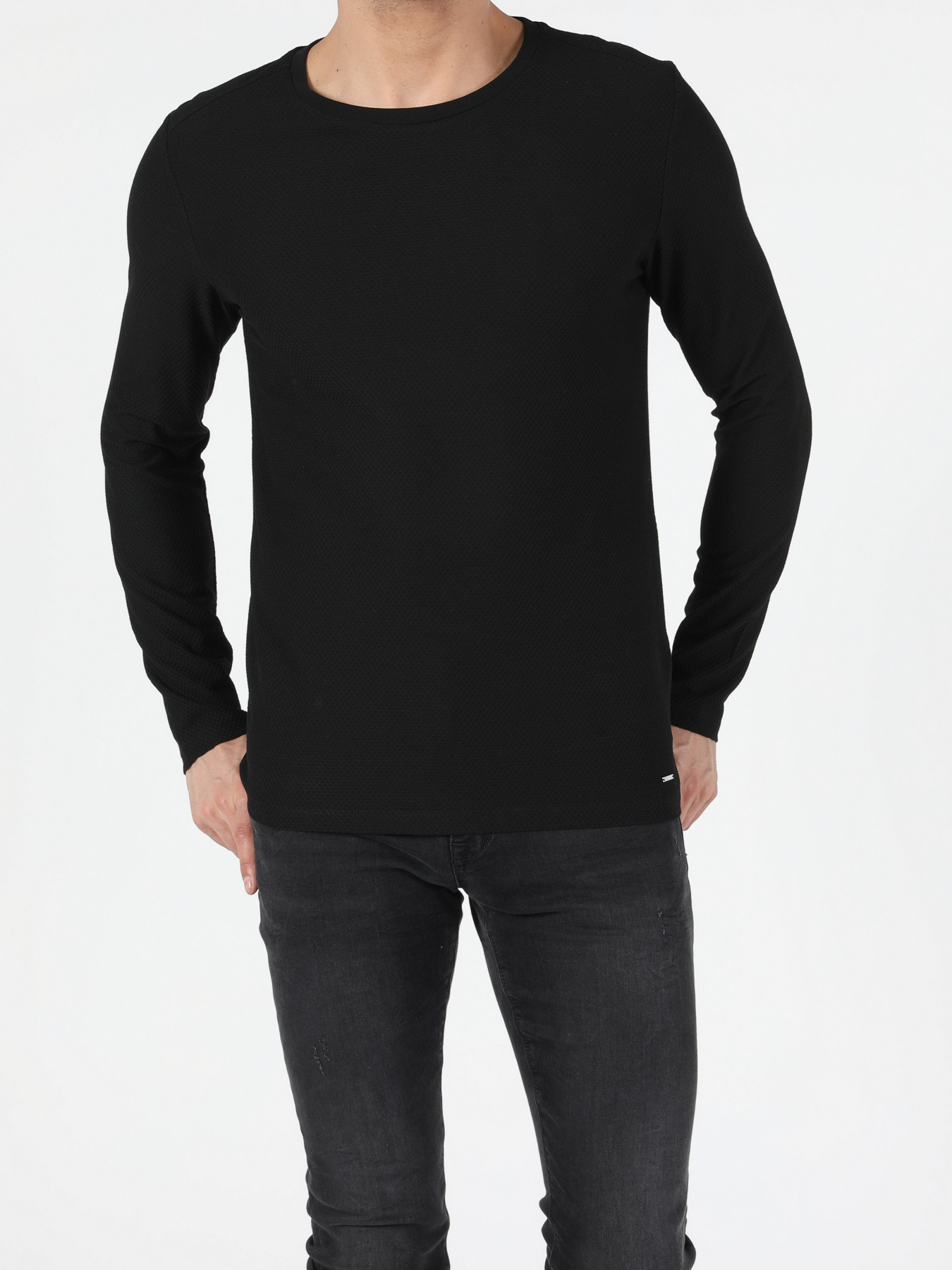 Лонгслив Colin’s модель CL1051143BLK Фото