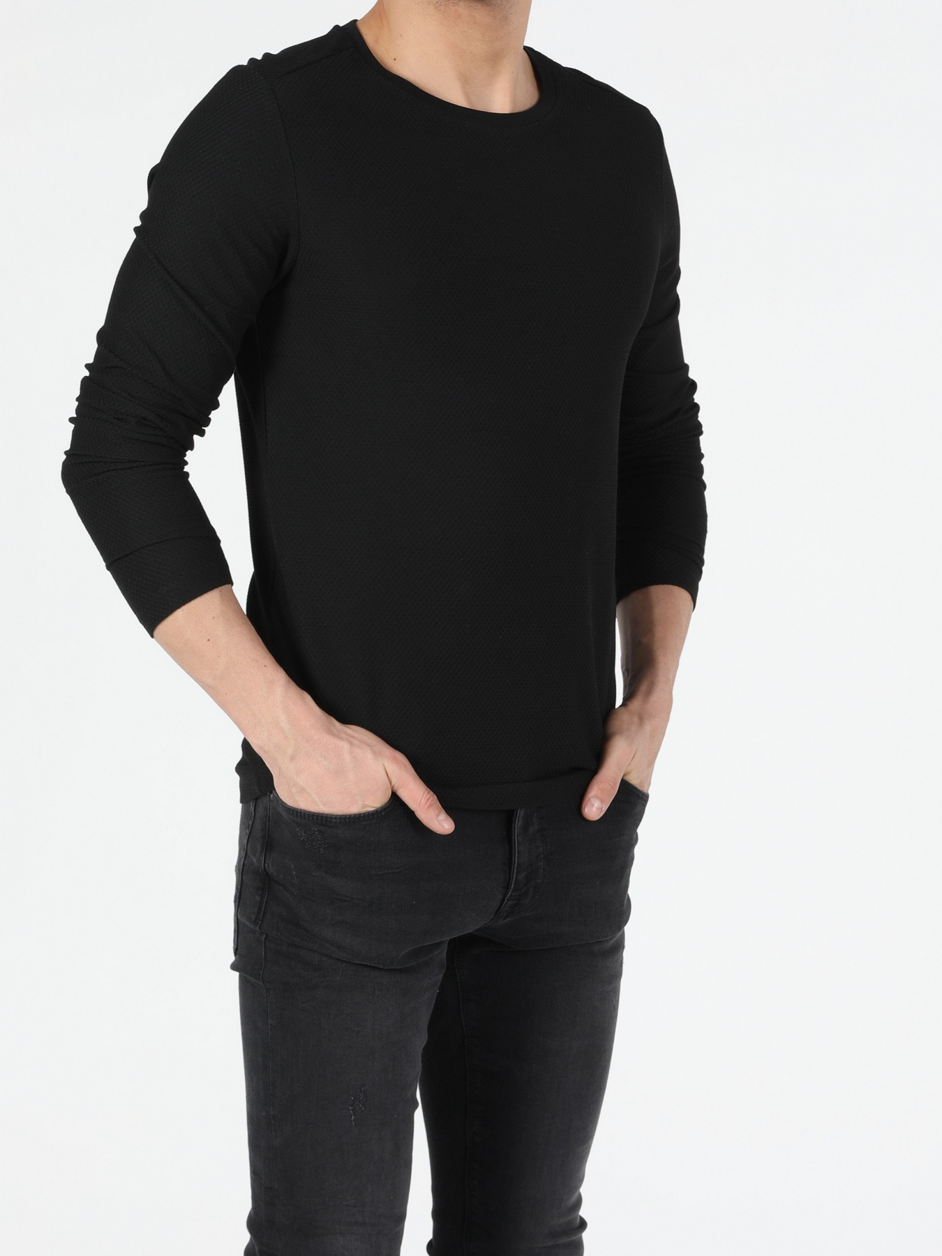 Лонгслів Colin’s модель CL1051143BLK Фото