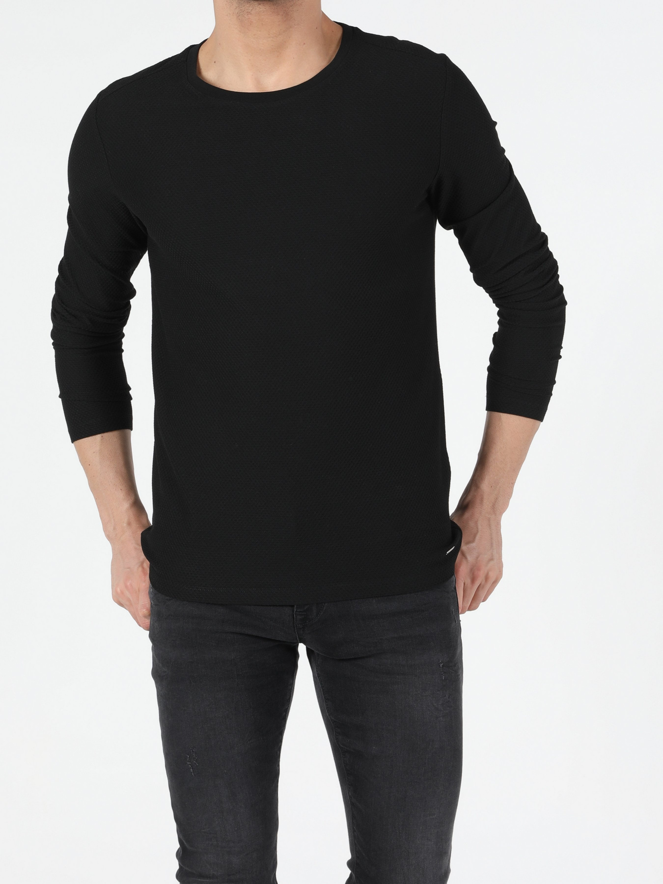 Лонгслів Colin’s модель CL1051143BLK Фото