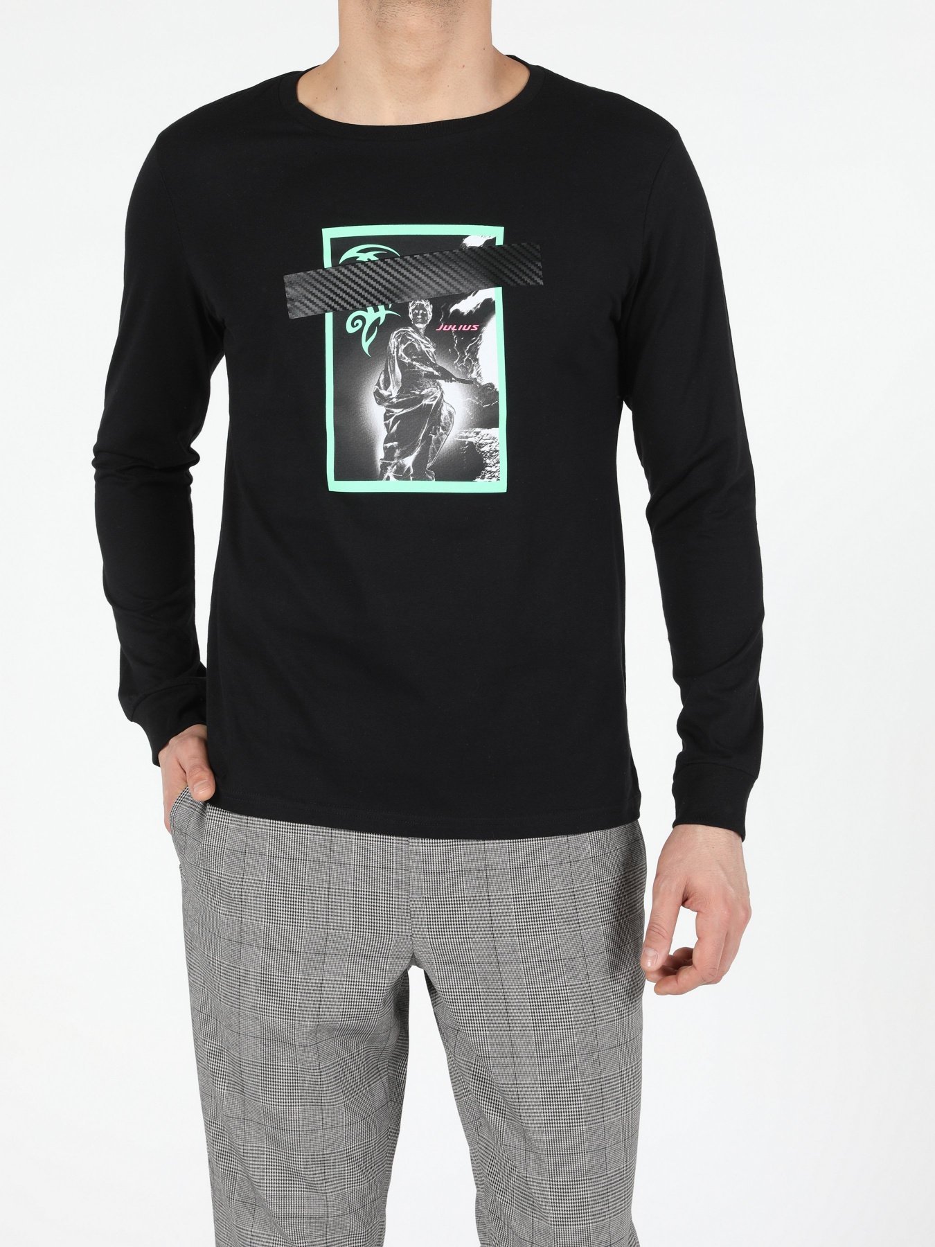 Реглан Colin’s модель CL1052903BLK Фото