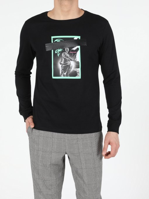 Реглан Colin’s модель CL1052903BLK Фото