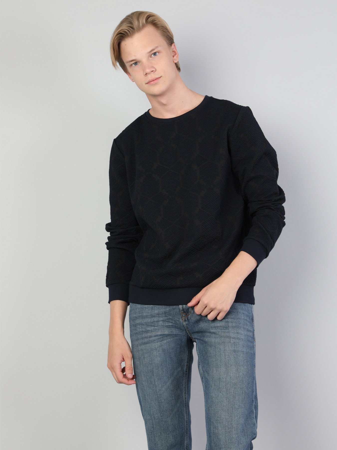 Джемпер Colin’s модель CL1044590NAV Фото