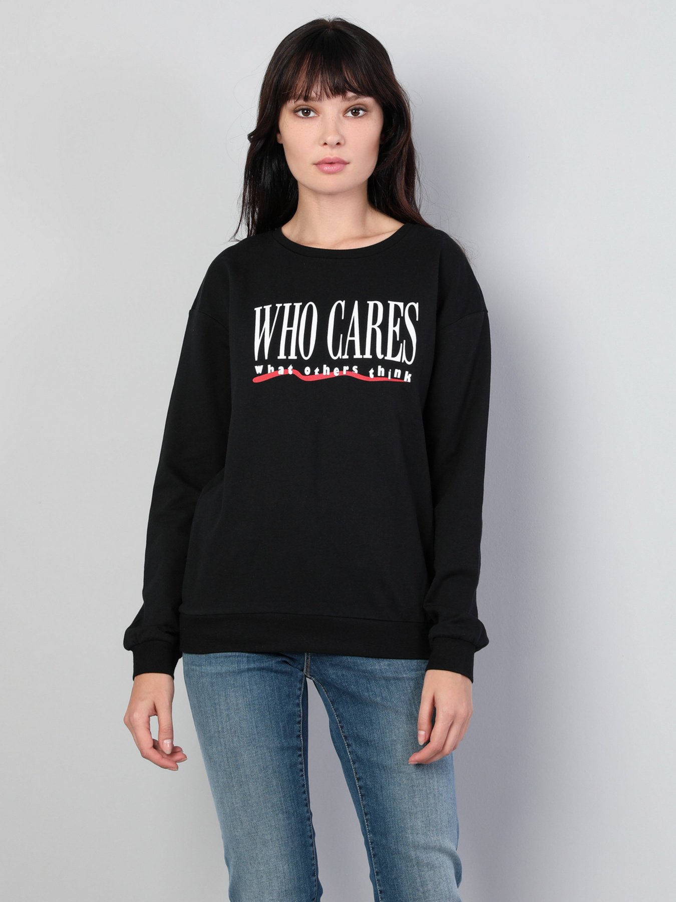 Свитшот Colin’s модель CL1045224BLK Фото