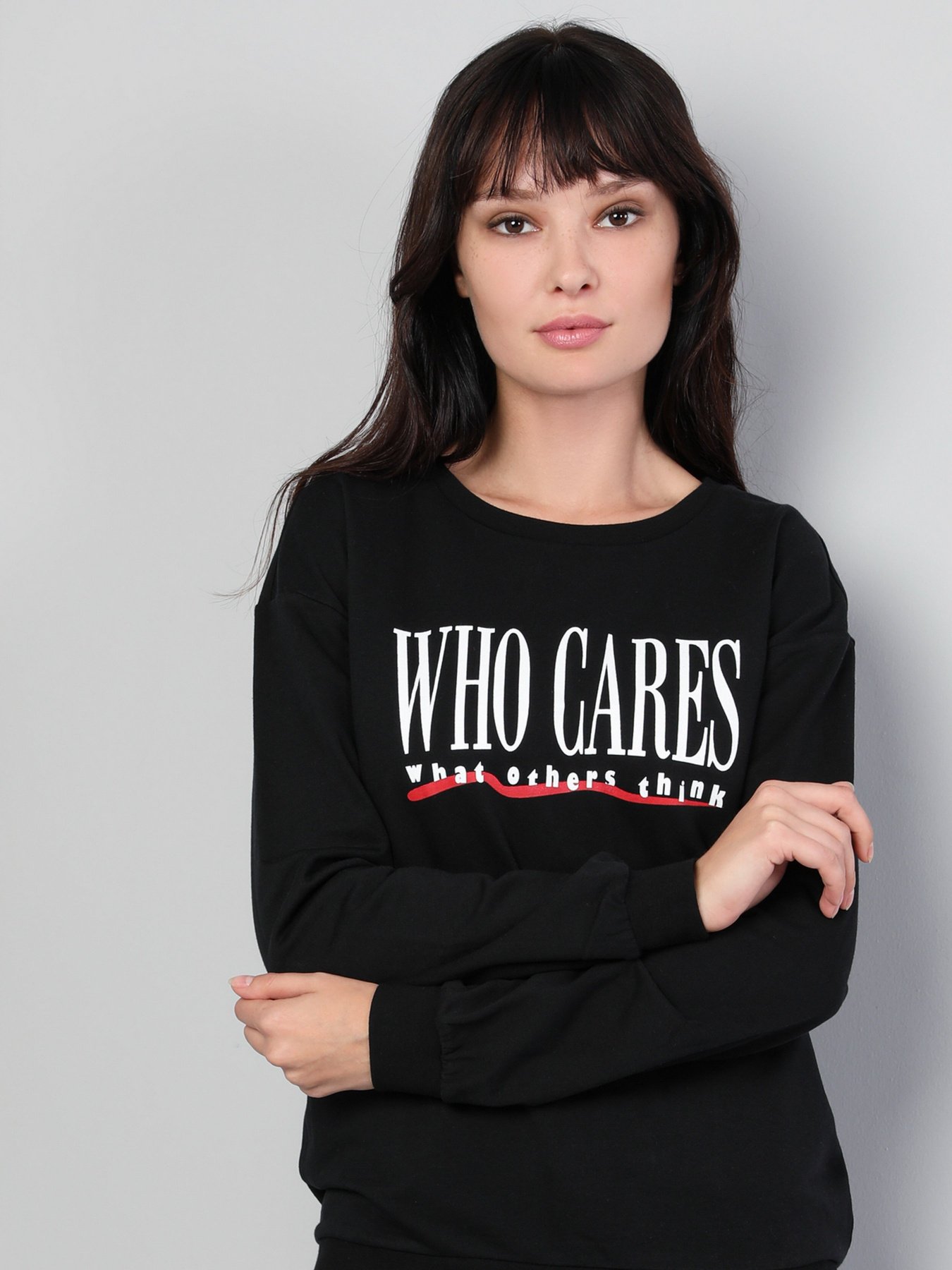 Свитшот Colin’s модель CL1045224BLK Фото