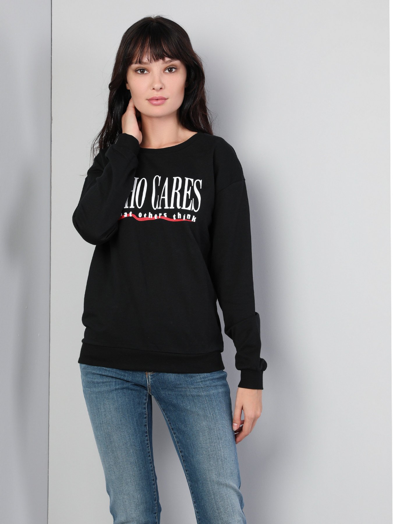 Світшот Colin’s модель CL1045224BLK Фото