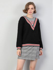 Джемпер Colin’s модель CL1045486BLK Фото