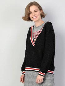 Джемпер Colin’s модель CL1045486BLK Фото