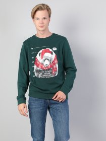 Світшот Colin’s модель CL1046065GRN Фото