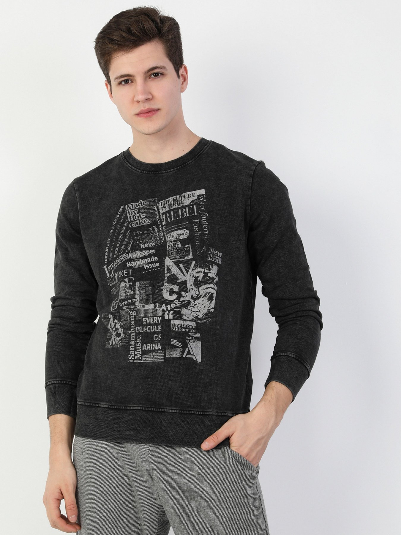 Худи Colin’s модель CL1046843ANT Худи Colin’s модель CL1046843ANT Фото