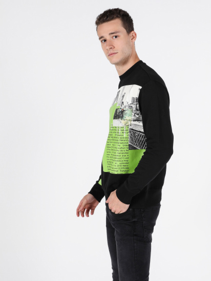 Свитшот Colin’s модель CL1051618BLK — фото 3 - INTERTOP