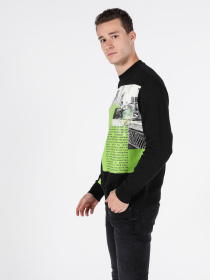 Світшот Colin’s модель CL1051618BLK Фото