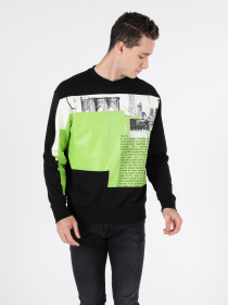 Світшот Colin’s модель CL1051618BLK Фото