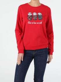 Худи Colin’s модель CL1052023RED Фото