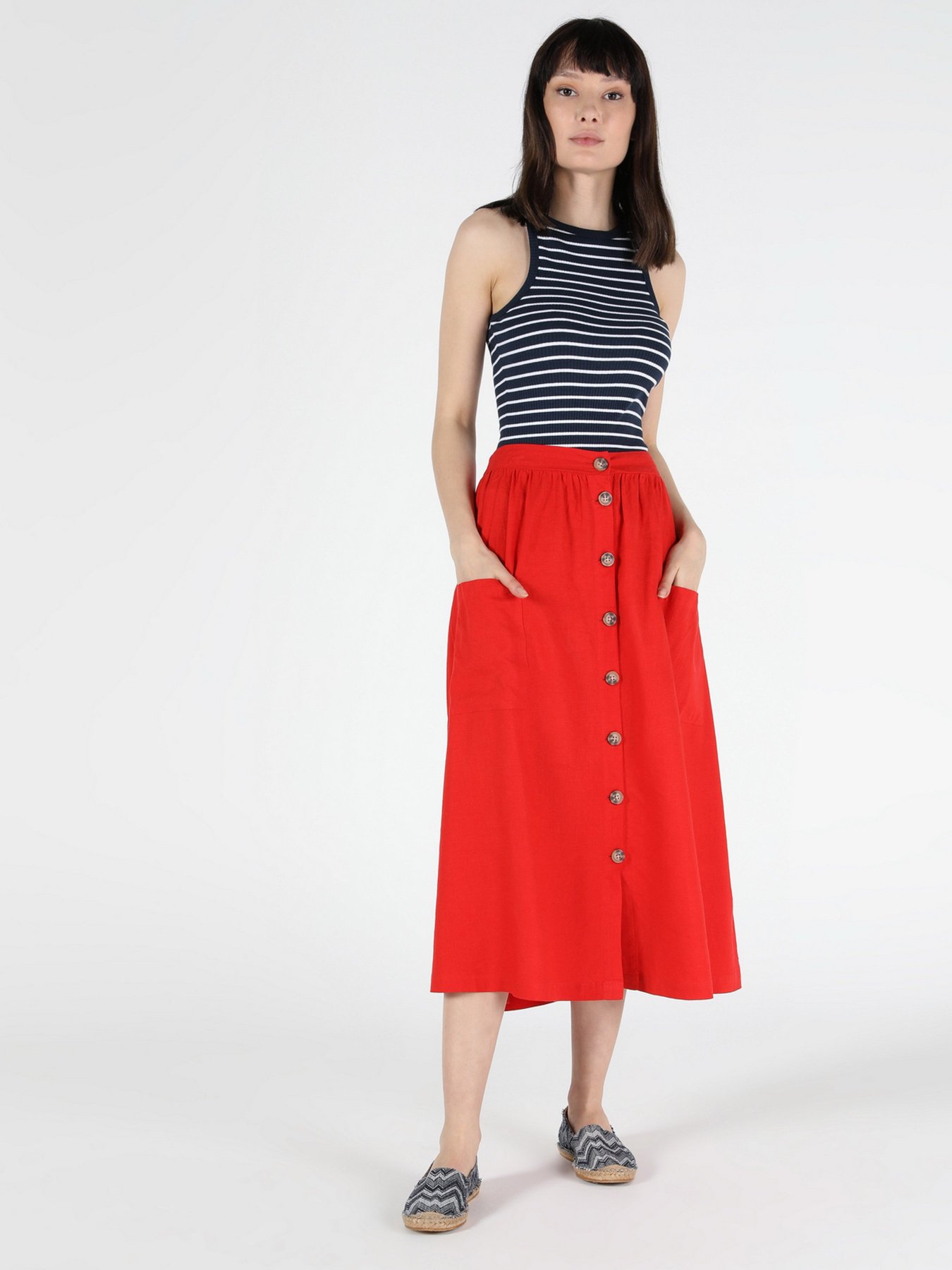 Юбка миди Colin’s модель CL1043378DCR Фото