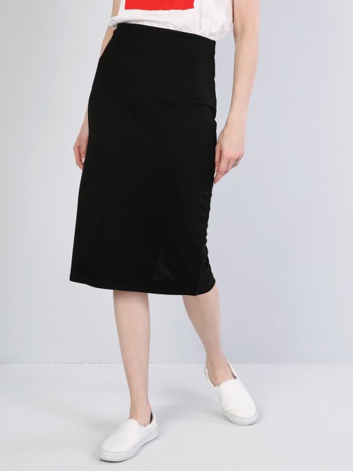 Спідниця міді Colin’s модель CL1044944BLK Фото