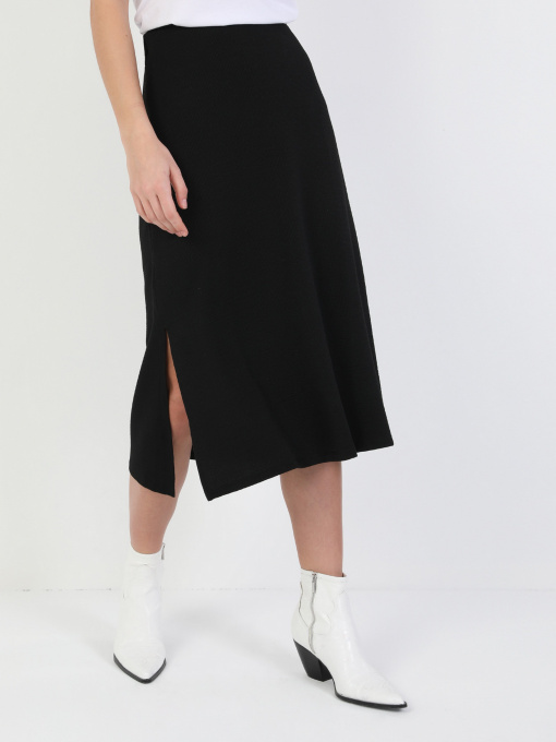 Спідниця міді Colin’s модель CL1048342BLK Фото