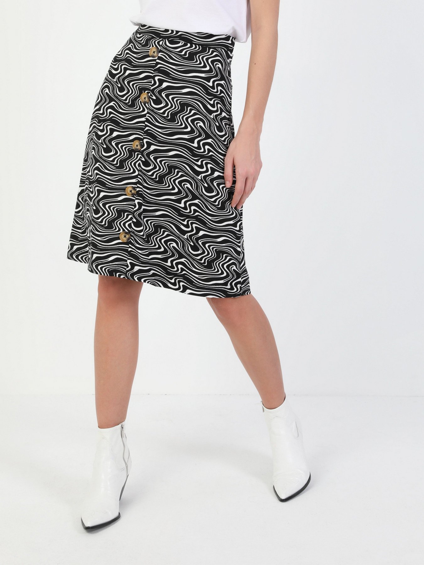 Спідниця міні Colin’s модель CL1049519BLK Фото