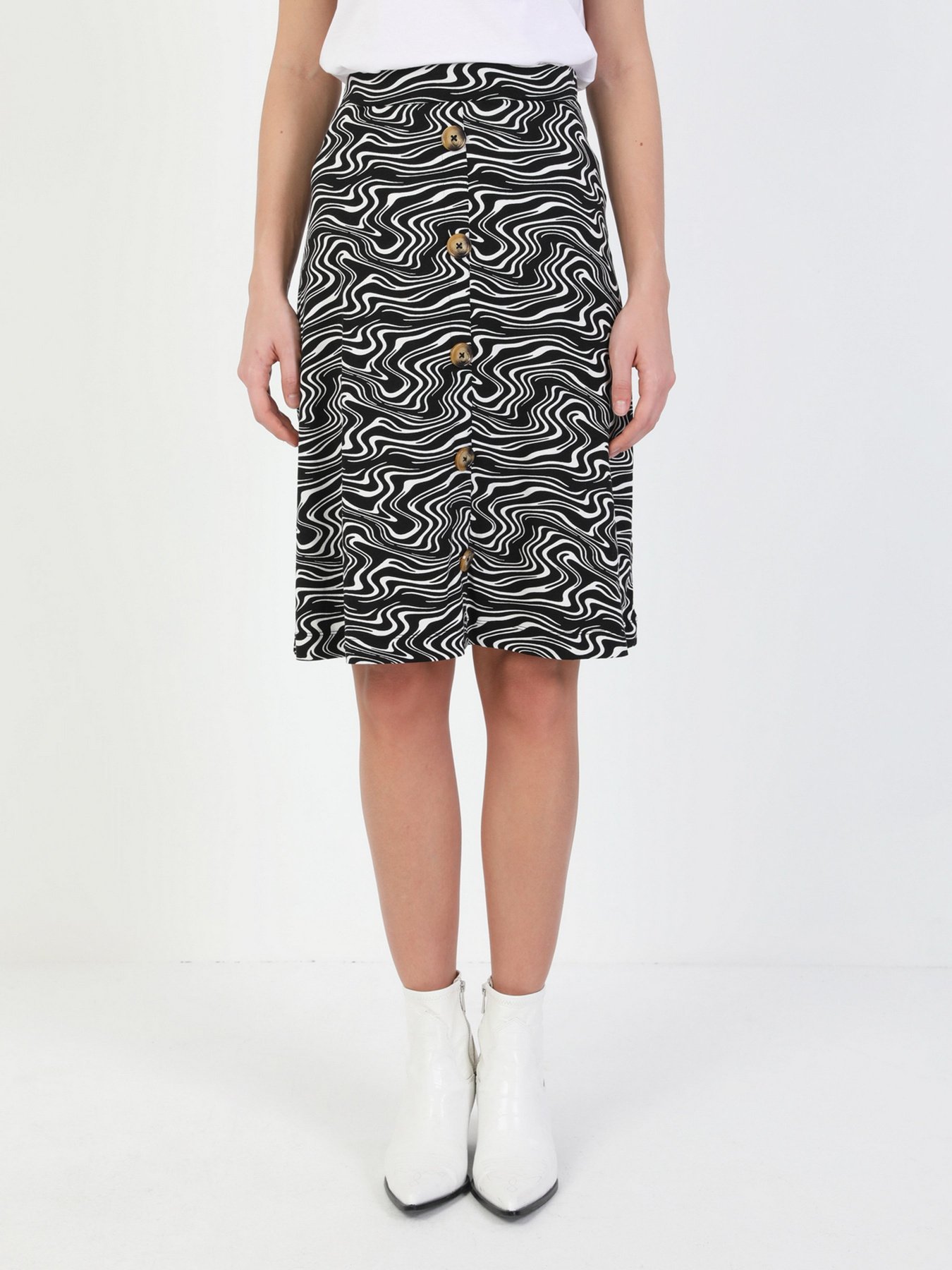 Юбка мини Colin’s модель CL1049519BLK Фото