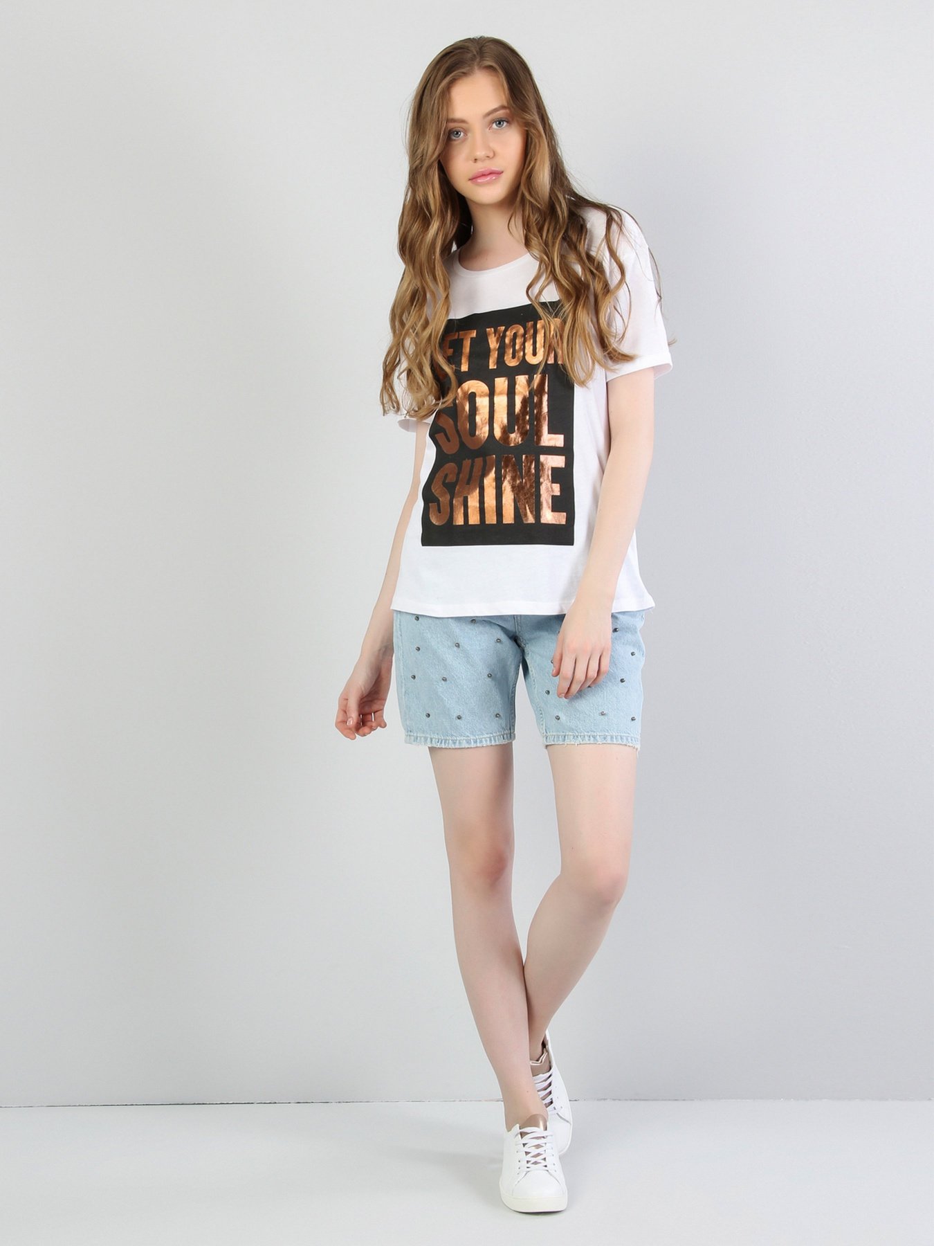 Шорты джинсовые Colin’s модель CL1036452DN01255 Фото