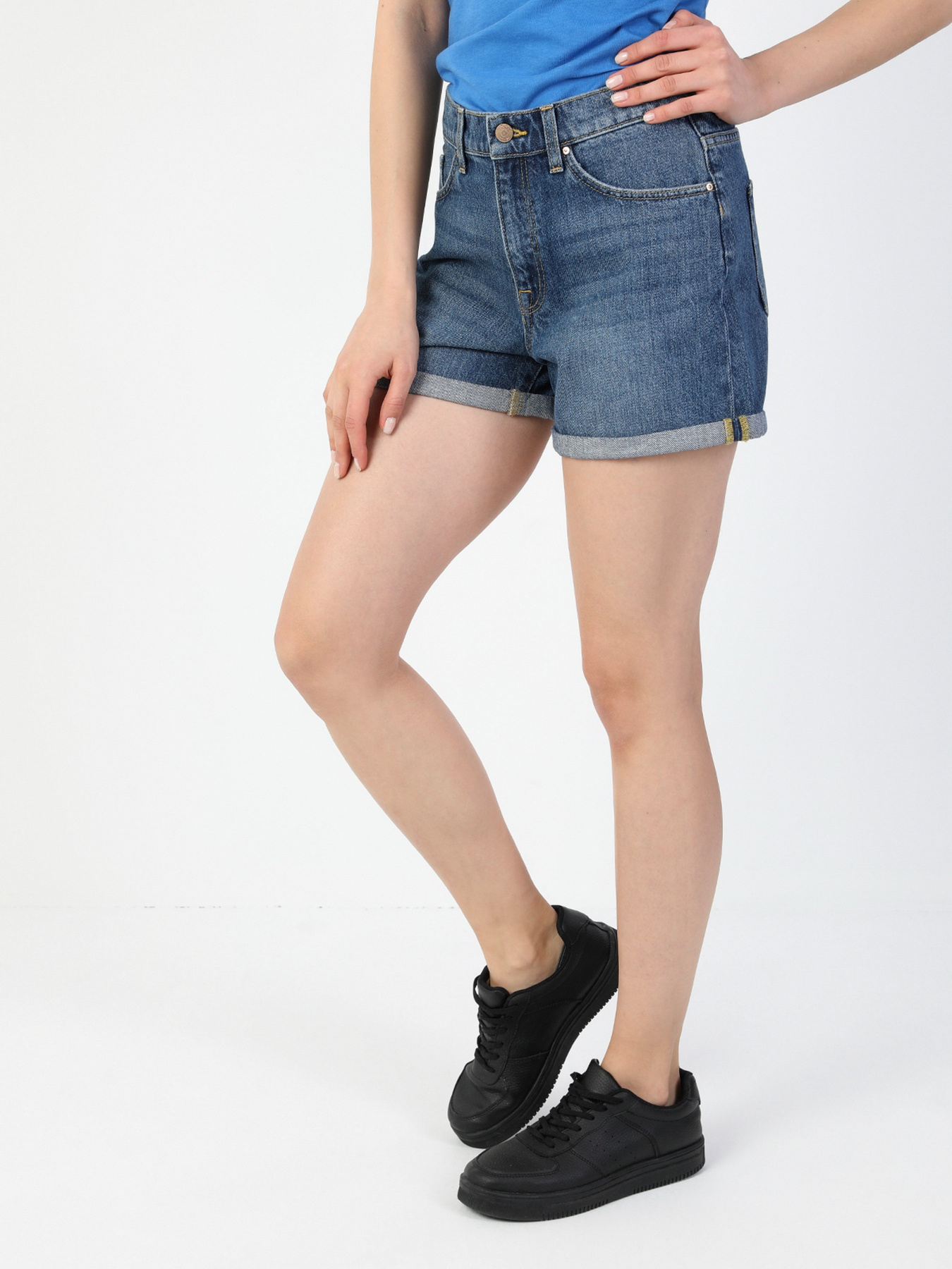 Шорты джинсовые Colin’s модель CL1042872DN40314 Фото