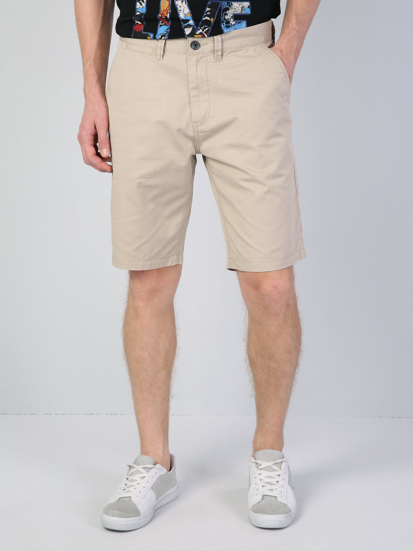 Повседневные шорты Colin’s модель CL1043735BEI Фото