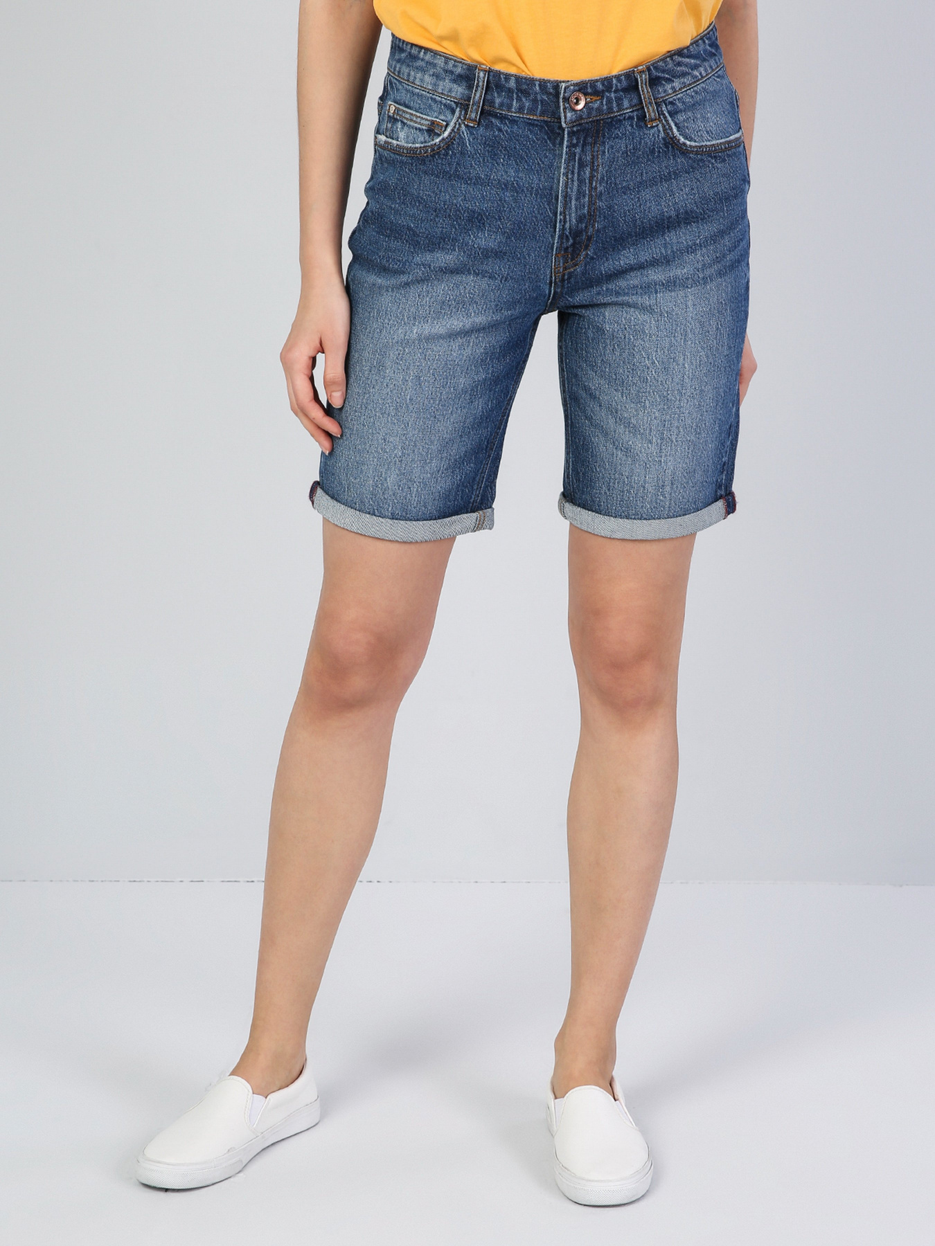 Шорты джинсовые Colin’s модель CL1043970DN40467 Фото