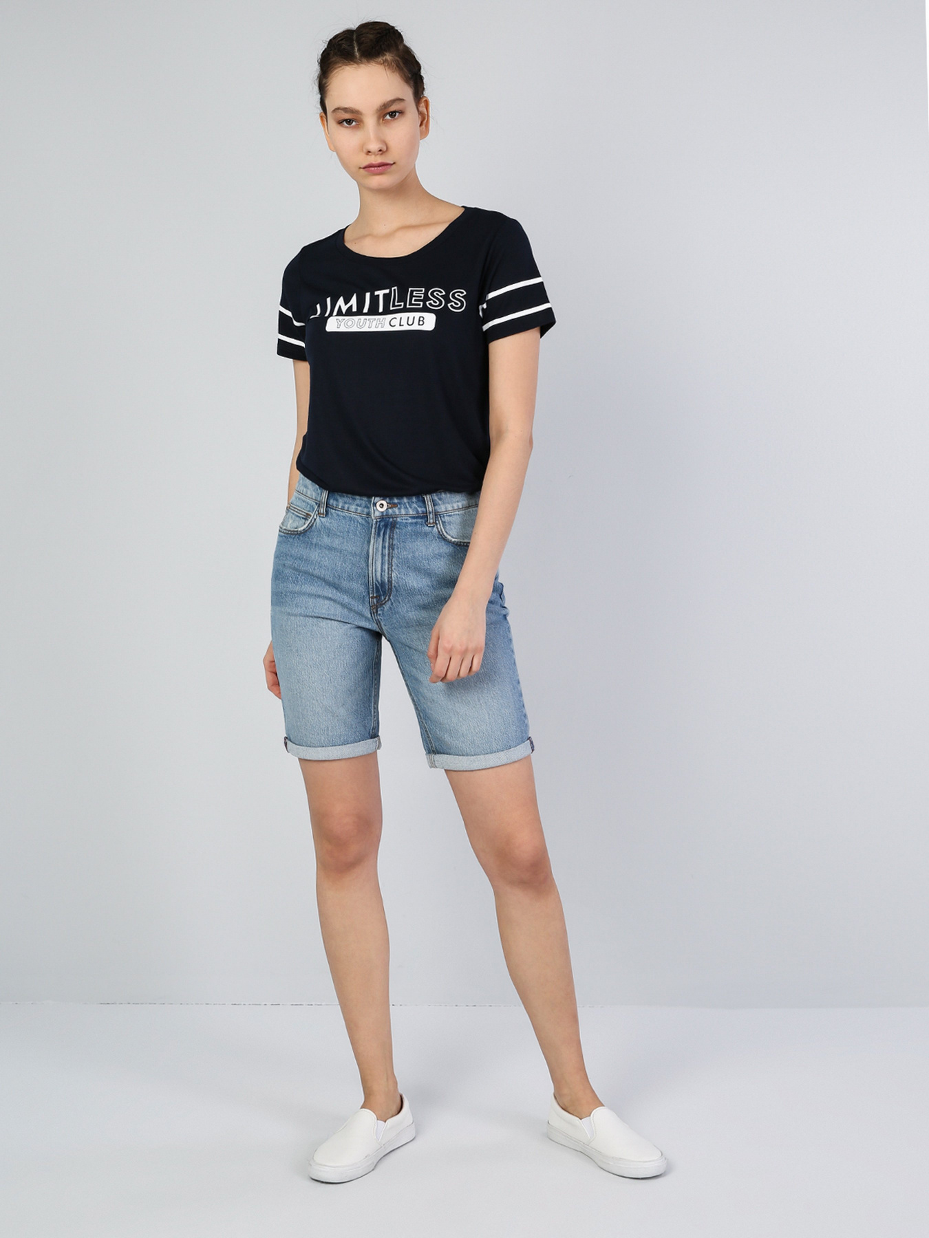 Джинсовые шорты Colin’s модель CL1043971DN40463 Фото